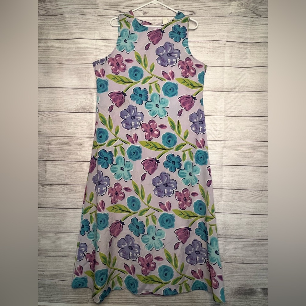 zenobia vintage colorful floral dress